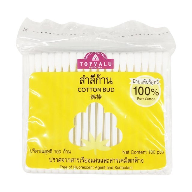 ท๊อปแวลู สำลีแผ่น TV Cotton Pads 100Sheet