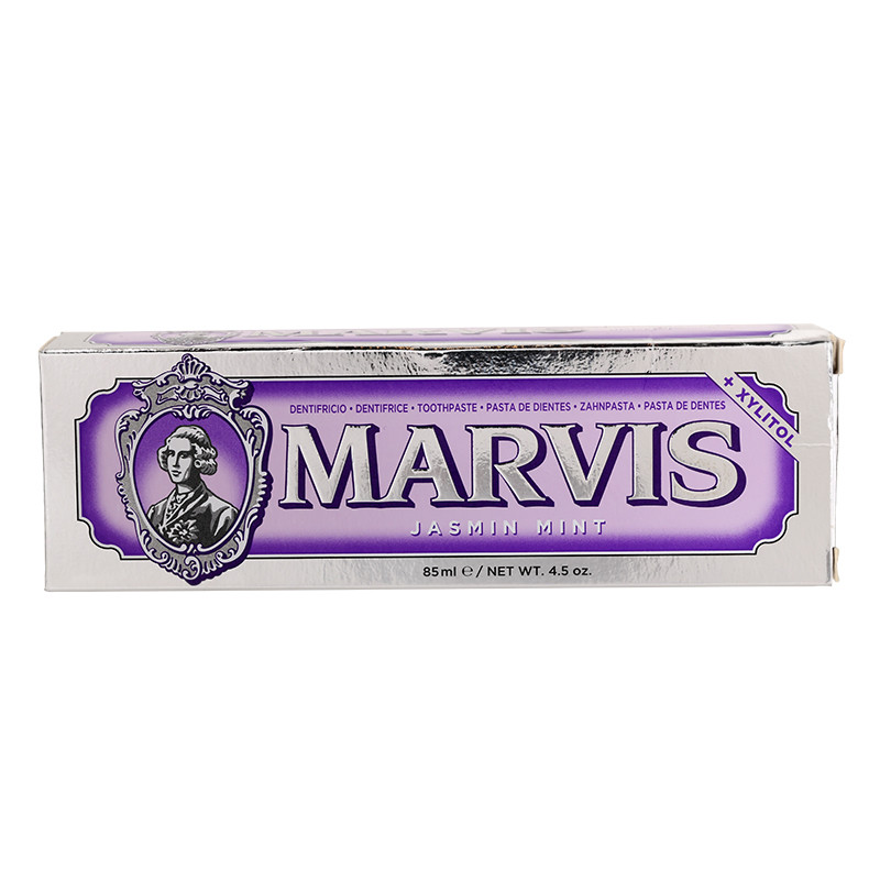 มาร์วิสยาสีฟันแจสมินมิ้นท์ 85มล. Marvis Jasmin Mint Toothpaste 85ml. [หมายเลขบาร์โค้ด 8004395111756 ]