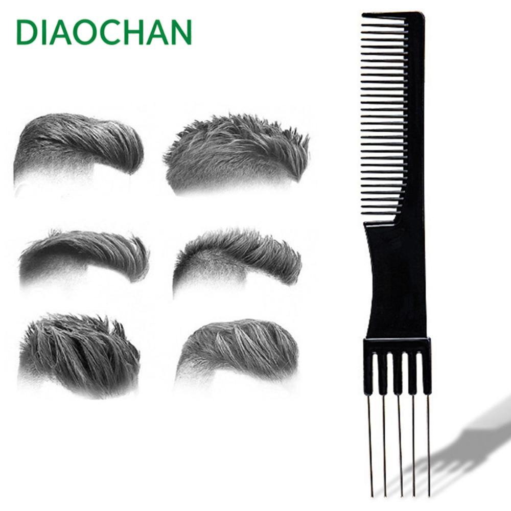 DICHATH Cosmetic Pin Hairdressing Salon แปรงหวีผม ส้อมเข็มเหล็ก