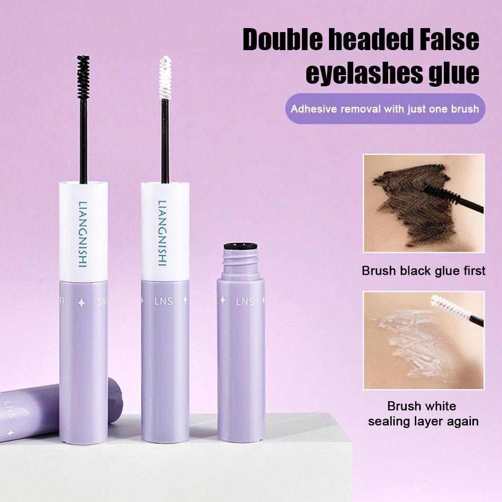 ใหม่ Dual-ended กาว Lash Bond และ Seal สําหรับ Diy Cluster Lashes ติดทนนานไม่ระคายเคือง J5b4