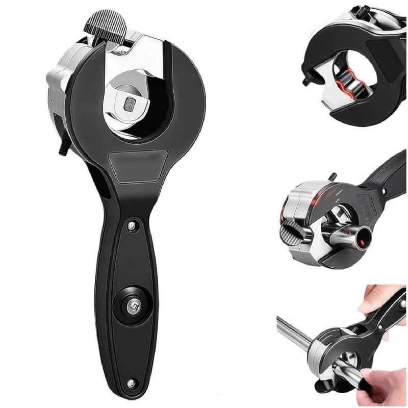 Ratcheting Pipe Cutter 2in1 Close Quarters Tube Compact Cutter Large Bearing Type Pipe Ratchet Cutte