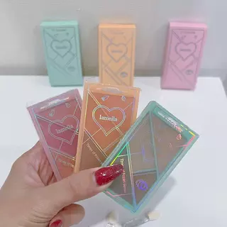 my-shop: อายแชโดว์ พาเลทอายแชโดว์ 4สี Eyeshadow เนื้อใยไหม เนื้อแมท ประกายชิมเมอร์ กลิตเตอร์ สีสวย ติดทนนาน-Y5205