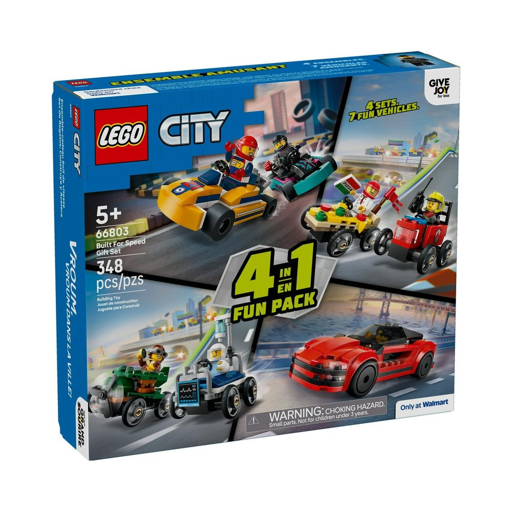 LEGO CITY 66803 ของเล่นประกอบรถแข่งขนาดเล็ก