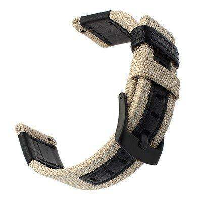 เหมาะสําหรับ Huawei watch3/3pro Nylon Watch Strap Canvas Samsung/OnePlus/Xiaomi color Strap