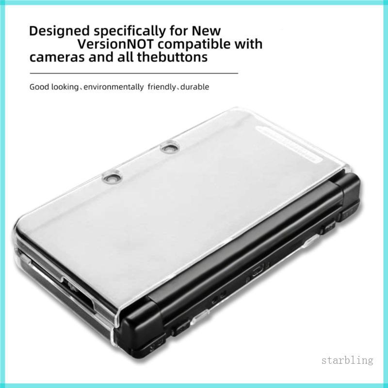 Star Full Coverage Case เคสพลาสติกสําหรับ 3DS XL LL ใหม่ 3DS Gamepad Housing