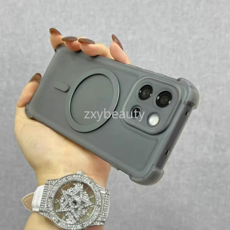 ปลอกสําหรับVivo Y05 Y11D Y31D 5G 2026 Clear Soft Matteแม่เหล็กถุงลมนิรภัยสําหรับVivoY05 VivoY31D Pro VivoY11Dกันกระแทกกลับกรณี