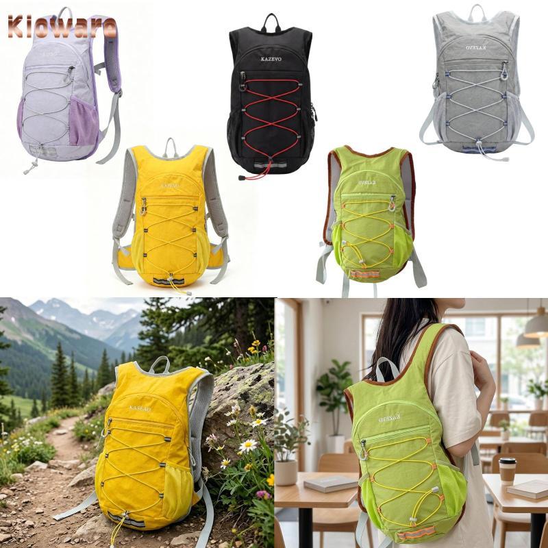 Kloware กระเป๋าเป้สะพายหลังเดินป่า Sturdy Travel Daypack สําหรับวิ่งผู้ชายผู้หญิงปีนเขาทุกวัน