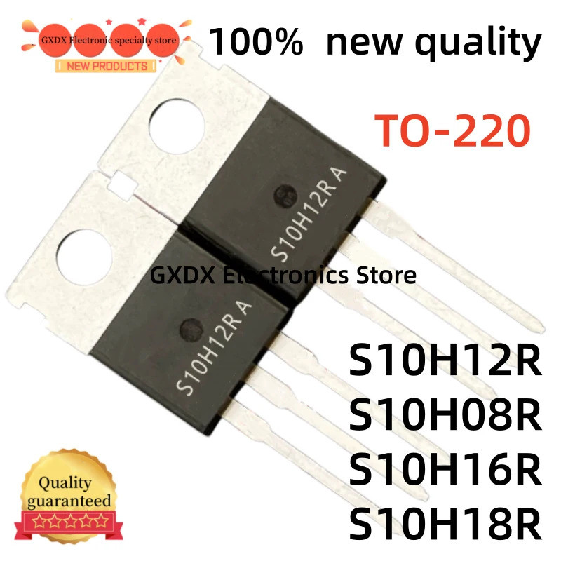 5PCS S10H08R S10H12R S10H16R TO220 S10H18R TO-220 Field Effect ทรานซิสเตอร์