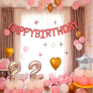 16นิ้ว ลูกโป่งวันเกิด ฟอยล์HAPPYBIRTHDAY(13ตัวอักษร)วันเกิดตัวอักษรHBDลูกโป่งฟอยล์ลายตัวอักษร*แถมหลอดเป่า +ริบบิ้น5เมตร*
