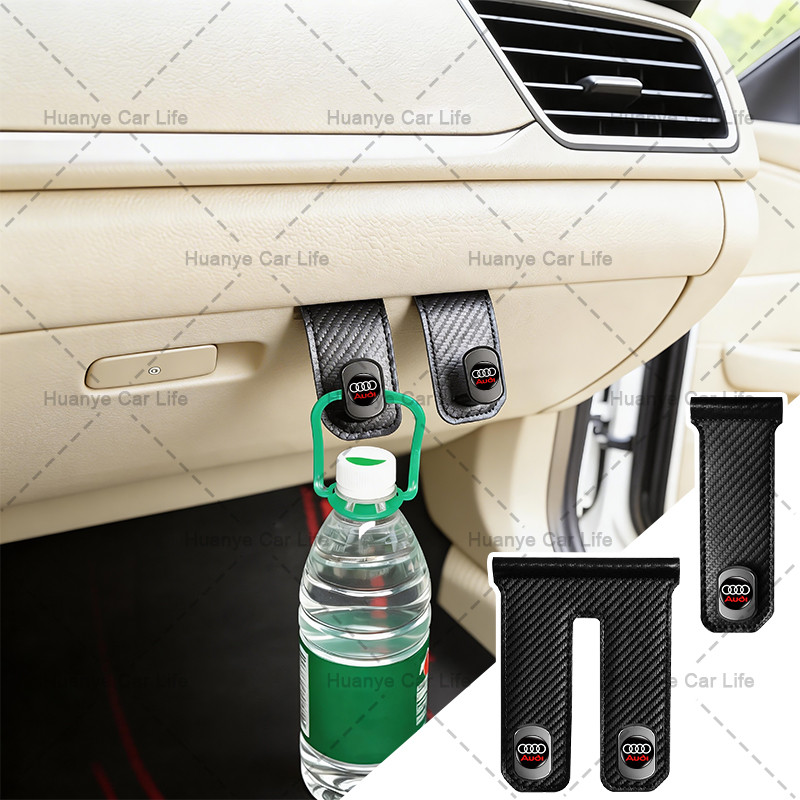 1/2pcs Car Seat Hanger Hook กระเป๋ารถยนต์สําหรับ Audi A4 B8 A3 8P 8V S3 A5 A6 S6 C6 Q5 A8 R8 B6 B8 B