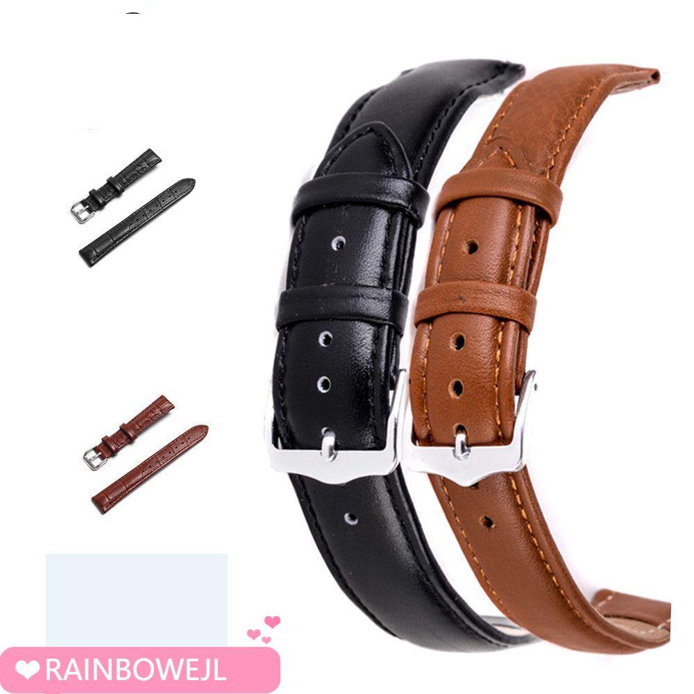 RAINBOWEJL 16 มม.20 มม.22 มม.นาฬิกาข้อมือUniversal Steel Buckle Vintage Sweatband