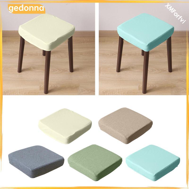 [gedonna] โต๊ะเครื่องแป้งสตูลครอบคลุมเก้าอี้ระบายอากาศที่นั่ง Slipcover Barstool ที่หุ้มเบาะสําหรับสตูลสี่เหลี่ยม