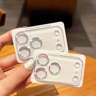 💜Just-ฟิล์มกล้อง เคสไอโฟน สินค้าต่อ1ชิ้น สำหรับ iphone 17Promax 13Pro 14plus กระจกกล้อง กล้องหลัง ฟิล์มเลนส์กล้อง-8H