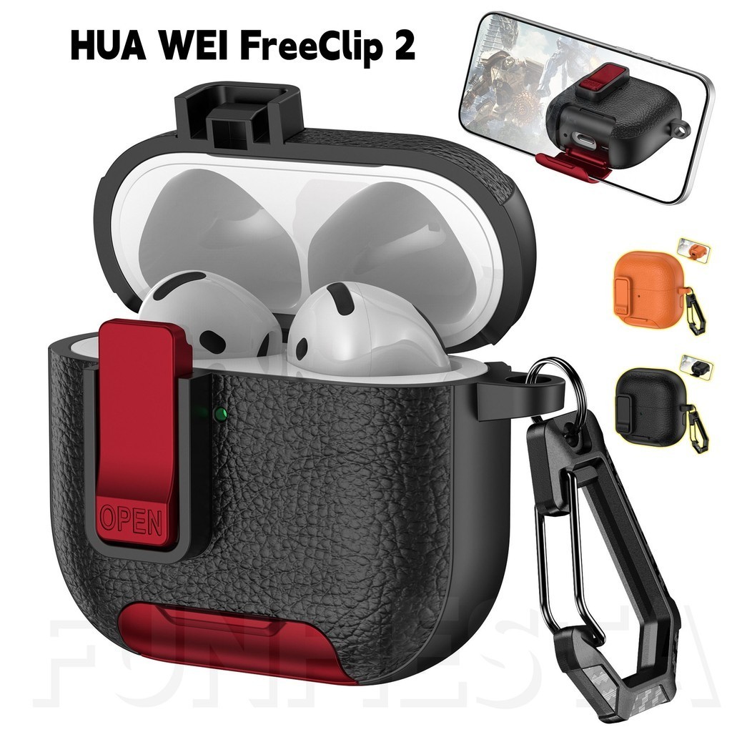ที่ยึดหูฟัง Huawei FreeClip 2 แบบหนีบหู, เคสป้องกันหูฟังบลูทูธ Huawei FreeClip 2
