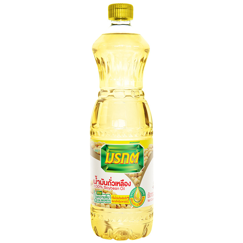 มรกตน้ำมันถั่วเหลือง 1ลิตร Morakot Soy Bean Oil 1Ltr. [หมายเลขบาร์โค้ด 8850154051043 ]