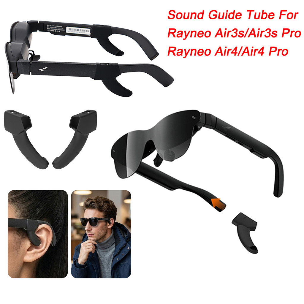 Guugei ท่อรวมเสียง ท่อส่งเสียง สำหรับแว่นตา AR Rayneo Air3s/Air3s Pro/Air4/Air4 Pro อุปกรณ์เสริม