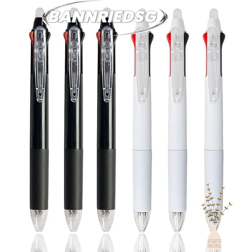 BANNRIEDSG989YR ปากกาหลากสี,หมึกวิเศษ 0.5 มม.ปากกาลบได้,สร้างสรรค์ 3 in 1 Washable Handle Office School เครื่องเขียนเขียนปากกา