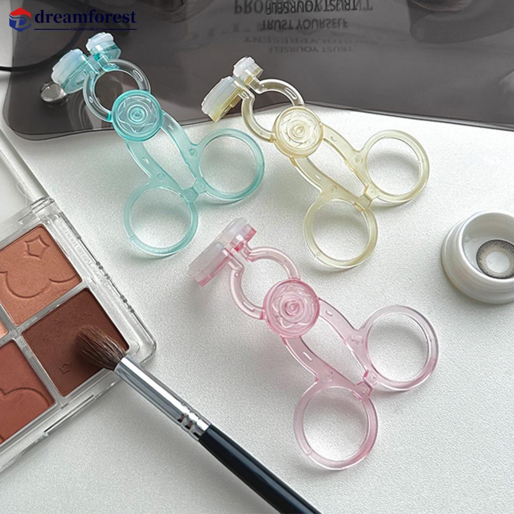 DFS คอนแทคเลนส์คลิปใส่คอนแทคเลนส์ Inserter Remover ซิลิโคน Soft Tip Tweezer Stick สวมใส่เครื่องมือเล
