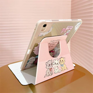 เคสน้องแมว หมุนได้360°for Samsung Tab A8 A9+ A11+ S9FE S10+ S10 FE S10 Lite S6 Liteและ ลายการ์ตูน