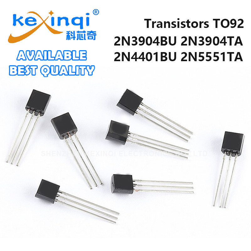(10 ชิ้น) 2N3904BU TO92 ทรานซิสเตอร์ 2N3904TA 2N4401BU 2N5551TA NPN/PNP