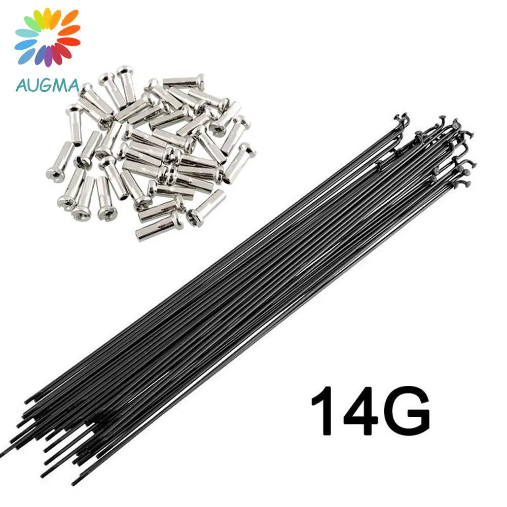 AUGMA รอบ Spokes ยืดหยุ่นความแข็งแรงสูงจักรยานเสือภูเขาจักรยานเสือหมอบ 700C ล้อ 27.5 นิ้วสแตนเลส