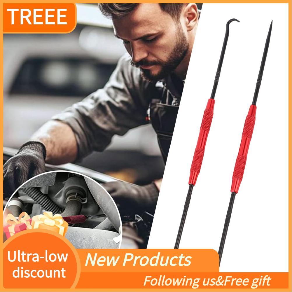 Treee Treee ViaGasaFamido ซีลน้ำมัน Pick Hook ชุด 4 รูปร่าง 210 มม.เหล็กชุบแข็งเครื่องมือยานยนต์สำหร