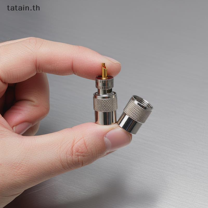 Tatain Advanced PL259 Solder Connector พร้อมการลดความถูกต้องกับ RG8X RG213 TH