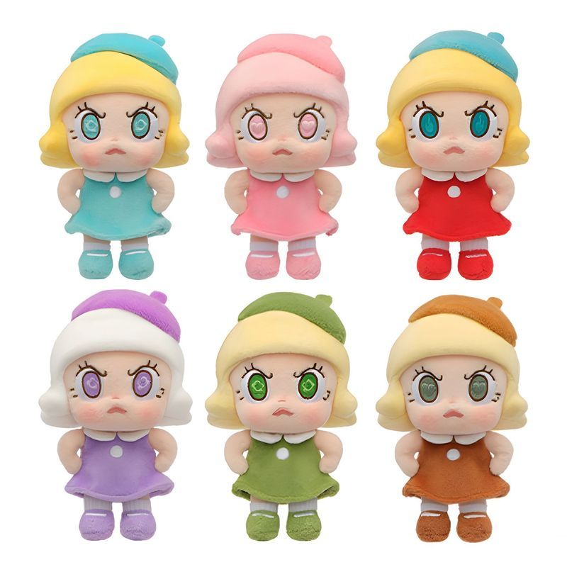 [100] POPMART Angry Molly Angry Molly Angry Molly Series กล่องปริศนาตุ๊กตาเวอร์ชันยืนยัน/6.4