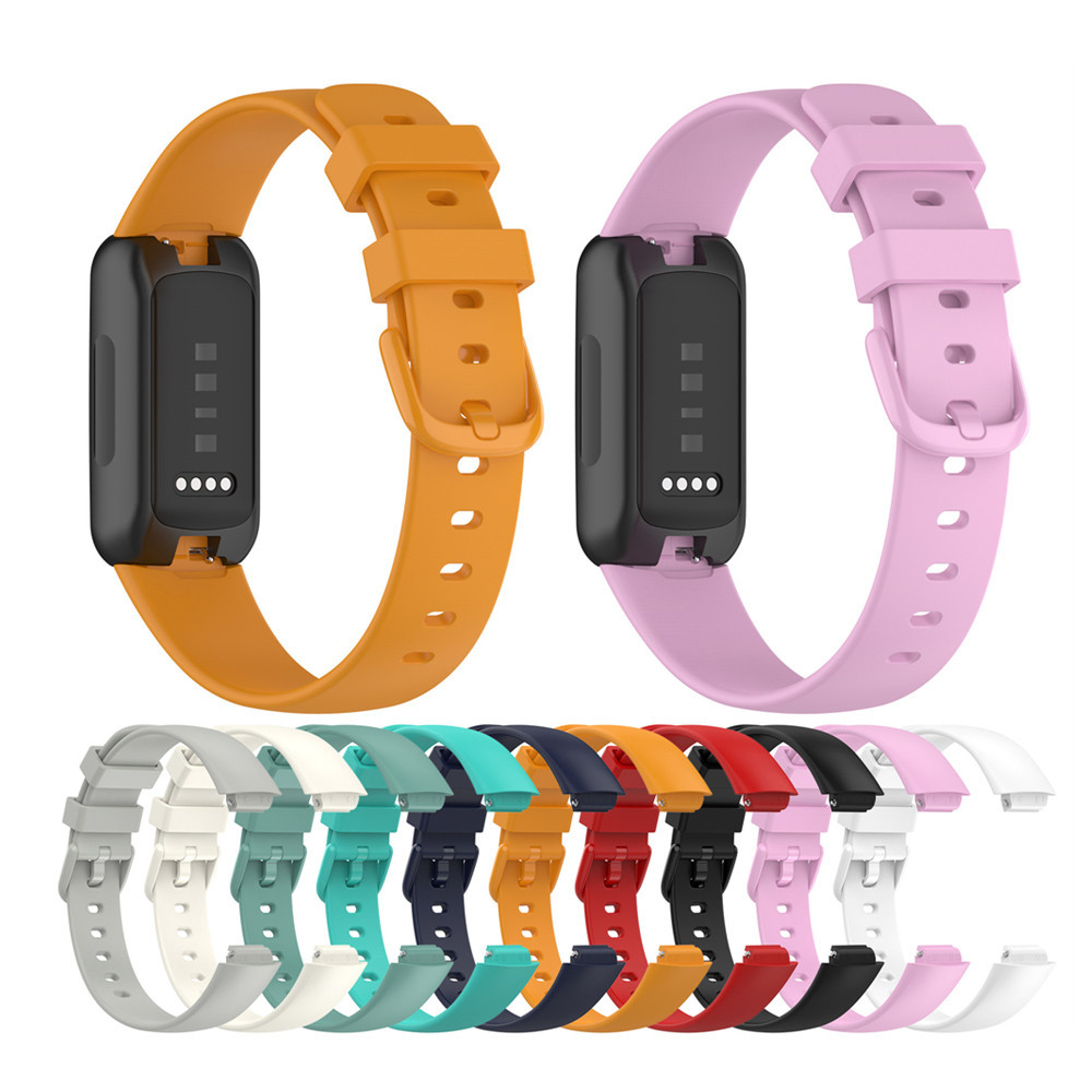 สายรัดซิลิโคนสปอร์ต Fitbit Inspire 3 | สร้อยข้อมือสายนาฬิกาทดแทนแบบยืดหยุ่น
