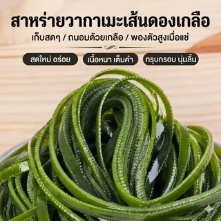 สาหร่ายวากาเมะ อบแห้งอัดก้อน (16 กรัม) แช่น้ำขยายตัวเยอะมาก! สาหร่ายทะเลแท้ แคลอรี่ต่ำ สายคลีนทำซุป ต้มจืด ยำ