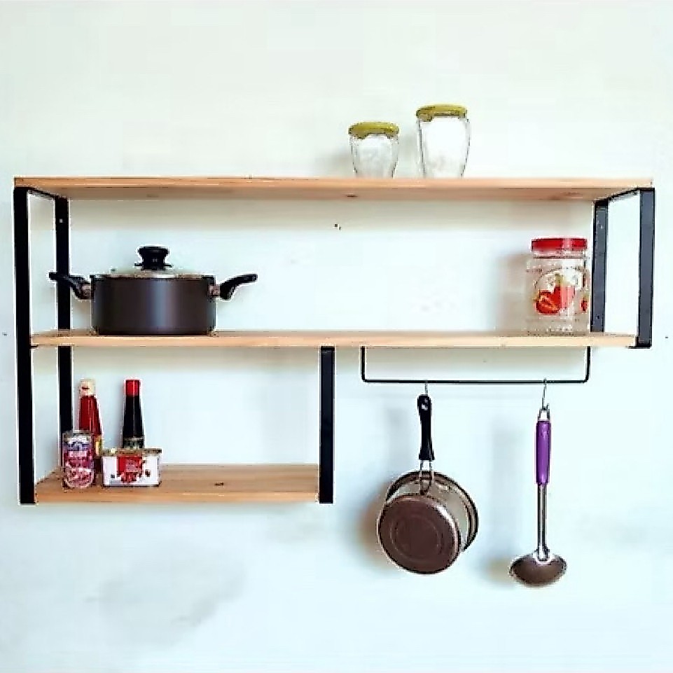 KITCHEN SPICE RACK / MINIMALIST KITCHEN SET / KITCHEN WALL RACK