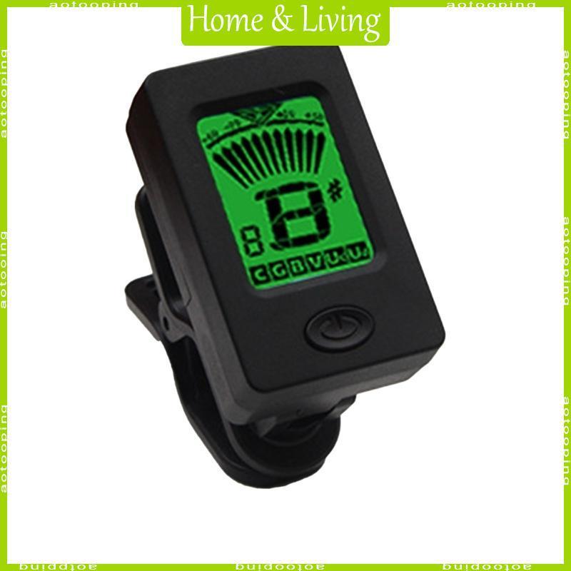 Rotatable Guitar Tuner, Clip on Tuner, Digital Electric Tuner with LCD Display