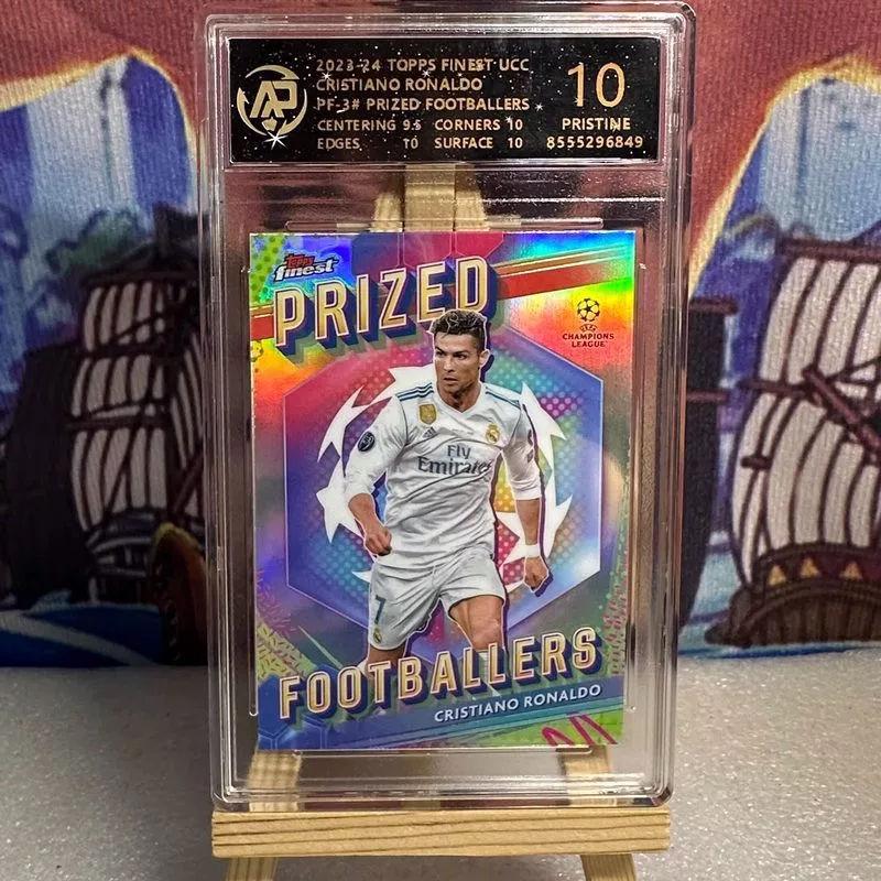 【พร้อมส่ง】Panini CR7 Cristiano Ronaldo การ์ดสะสมนักกีฬา การ์ดเกรดประเมิน พร้อมกล่องเก็บการ์ดเกรด ของขวัญเด็กผู้ชาย