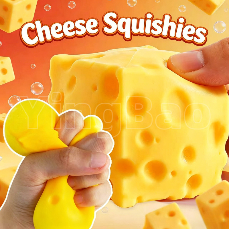 7 ซม.ขนาดใหญ่สแควร์ชีสช้า Rising Squishy โฟมเหนียวนุ่มของเล่นความเครียดบรรเทาของขวัญสําหรับตกแต่งโต๊ะ & ผ่อนคลาย