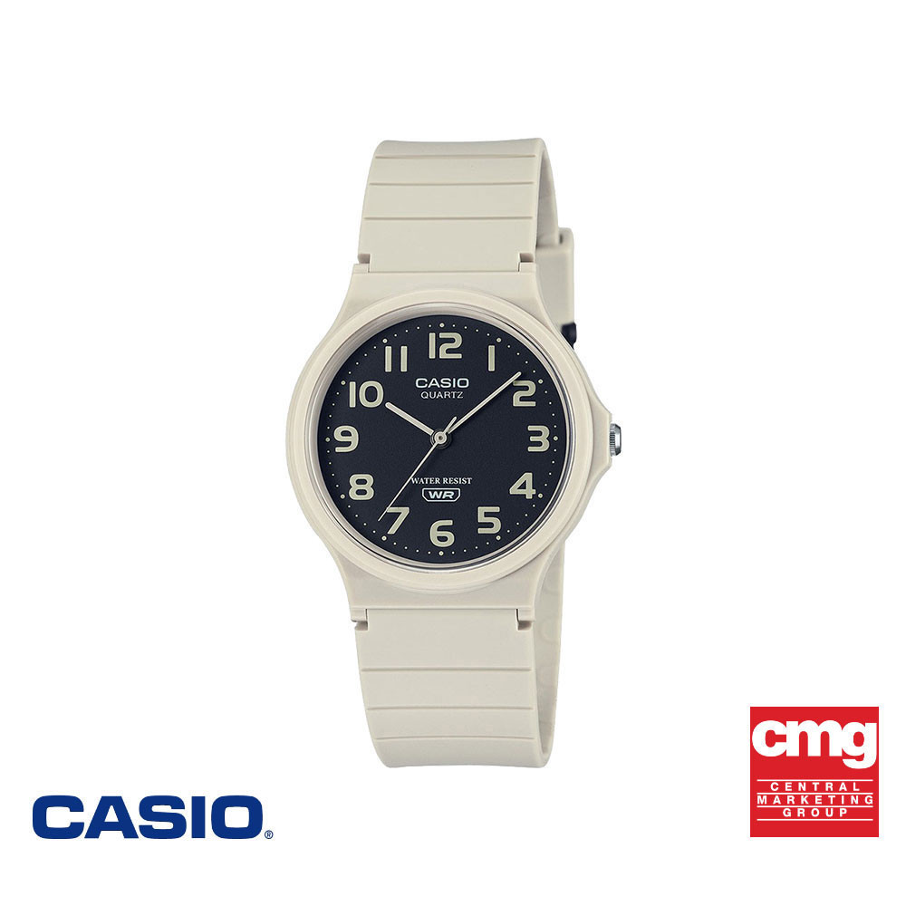 CASIO นาฬิกาข้อมือ CASIO รุ่น MQ-24UC-8BDF วัสดุเรซิ่น สีขาว