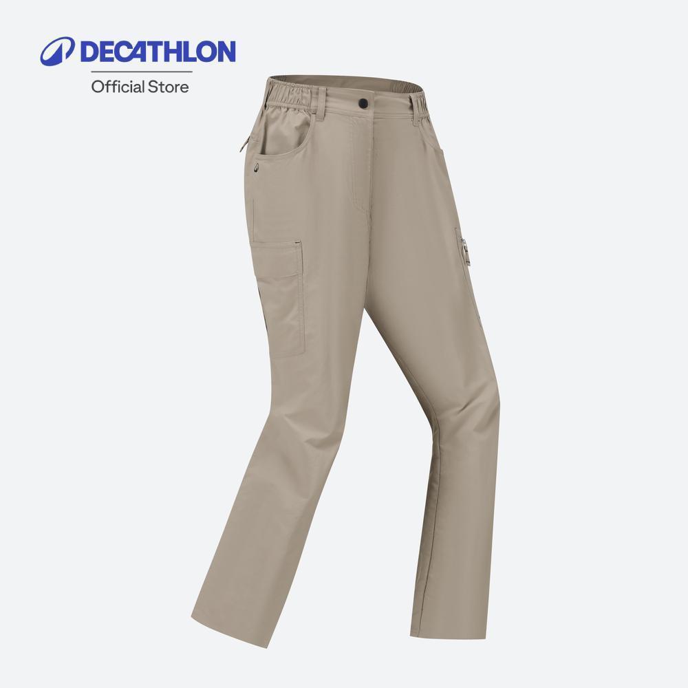 Decathlon Trek 100 Pant Women กางเกงเดินป่าขายาวสำหรับผู้หญิง รุ่น Trek 100 - Beige