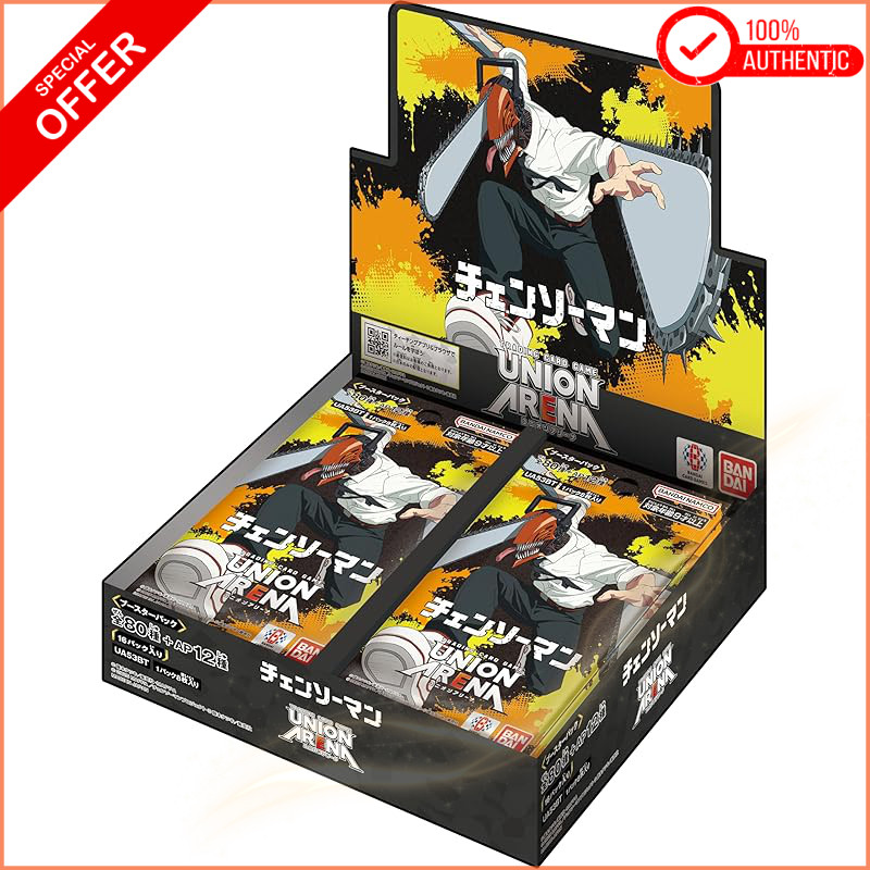 BANDAI UNION ARENA Chainsaw Man UA53BT Booster Box 16 Packs Trading Card Game TCG
