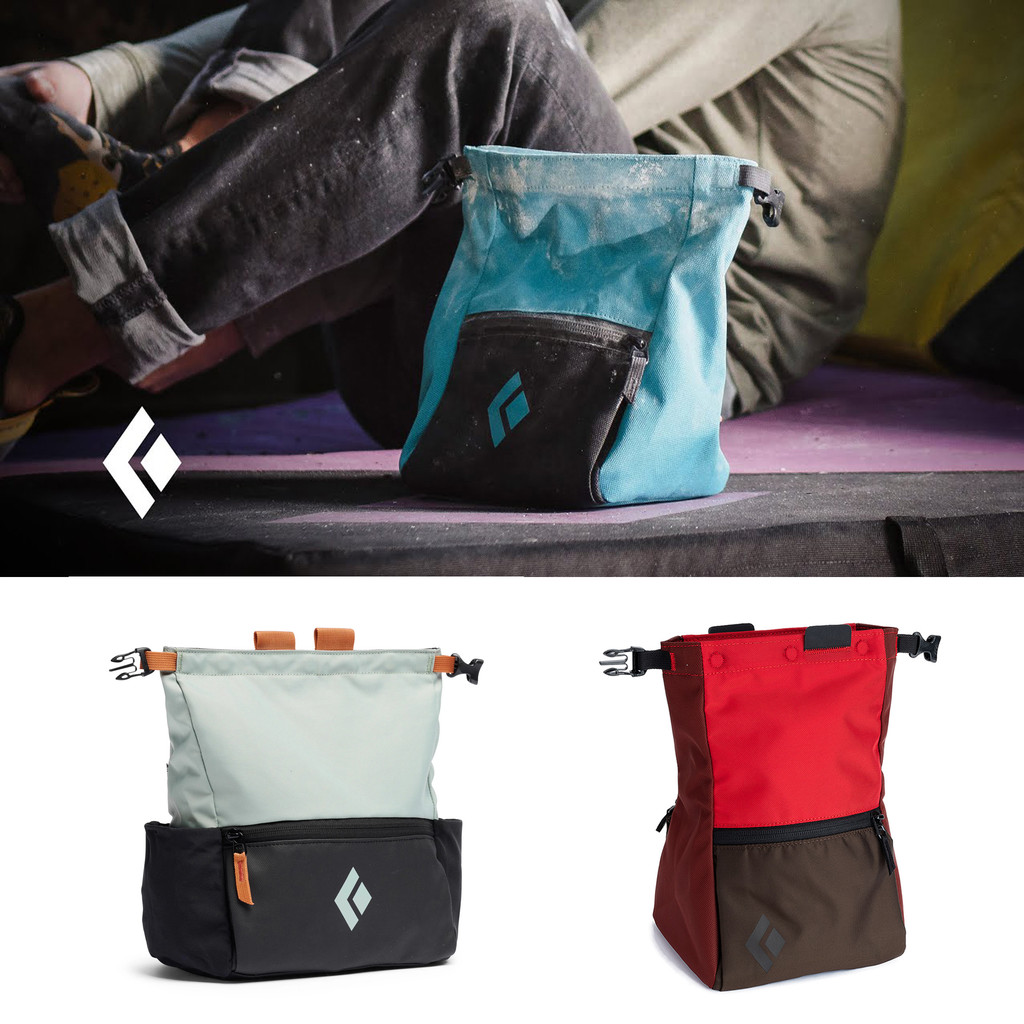 Black Diamond BD Climbing Magnesium Powder Bag Black Diamond Magnetic/Roll Design