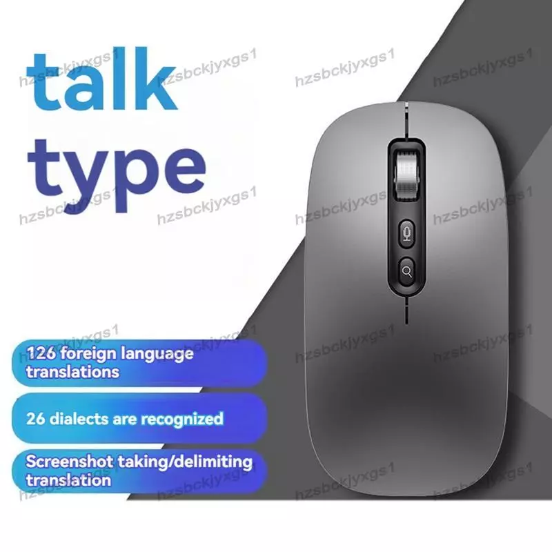 เมาส์เสียงอัจฉริยะ AI ไร้สาย 2.4G Bluetooth ชาร์จได้ thumbnail 3