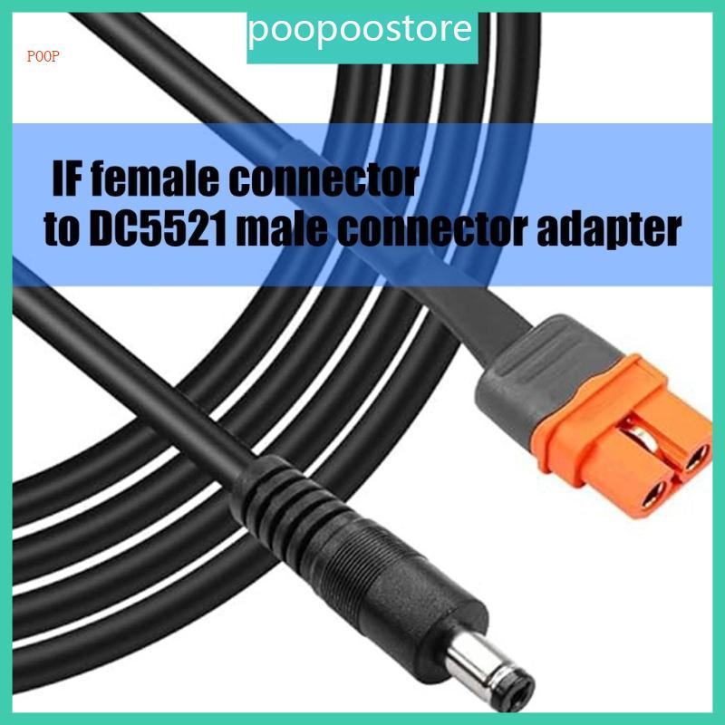 POOP XT60if to DC5521 สายแปลงพร้อมพินสัญญาณสําหรับอุปกรณ์จัดเก็บข้อมูลพลังงาน