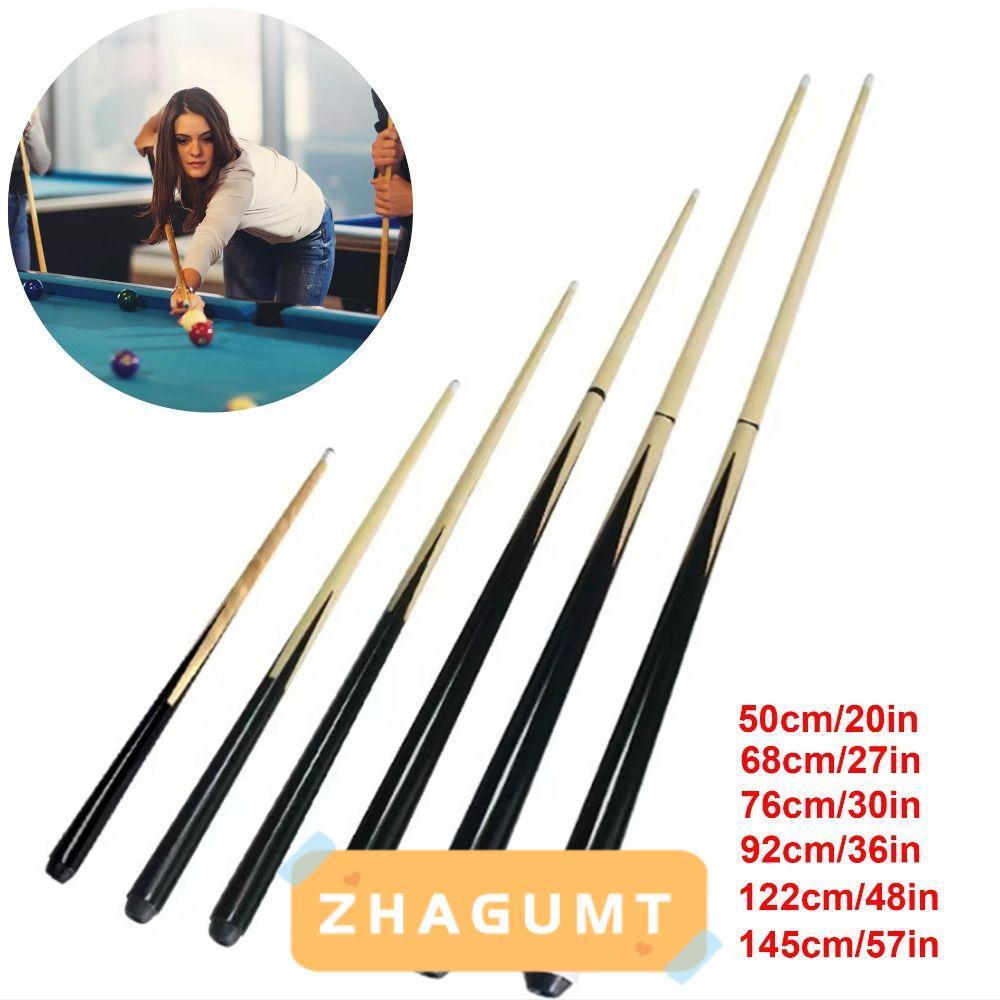 ZHAGUMT366KB ไม้คิวบิลเลียด, 50/68/76/92/122/145 ซม. ไม้คิวสระว่ายน้ําไม้เนื้อแข็ง, บาร์มาตรฐานสระว่ายน้ํา Sticks เด็กเยาวชนผู้ใหญ่ House