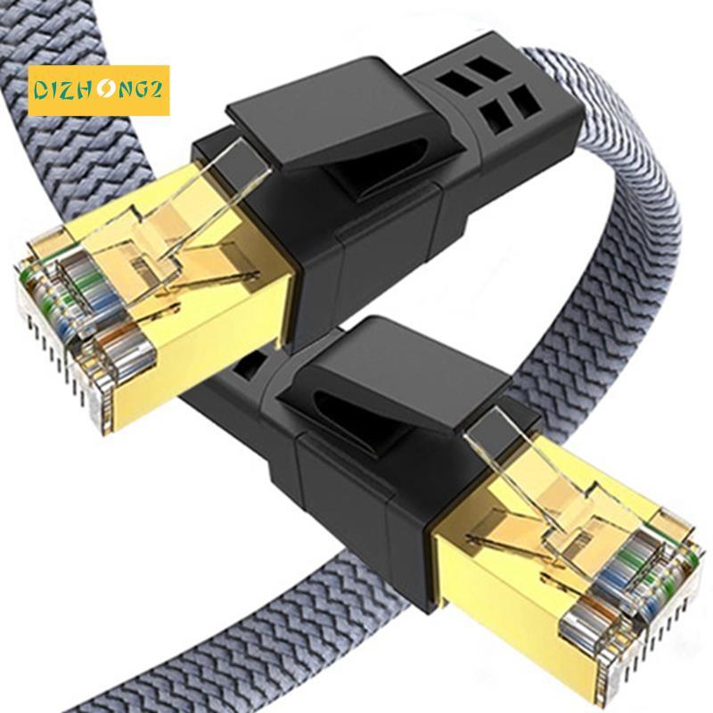 [dizhong2]Ethernet Cable STTP 40Gbps Cat 8 RJ45 Network Lan Patch Cord สําหรับ RJ 45 Ethernet Cable
