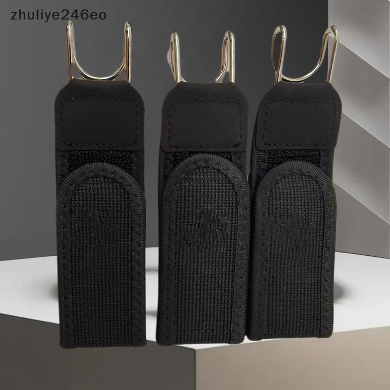 Zhuliye246eo] Buleless Belt Hook ตะขอโลหะปรับได้เข็มขัดยางยืด Unisex Bule-Free ที่มองไม่เห็นเข็มขัดเอวปิดสําหรับงานกลางแจ้งใหม่