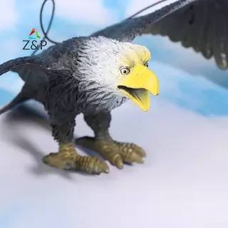Z&P 1 ชิ้นกลางแจ้ง Eagle ตุ๊กตาแขวนนก Deterrent พลาสติก Eagle เครื่องประดับ Vivid Flying Bird Hawk Decoy Garden หุ่นไล่กา COD