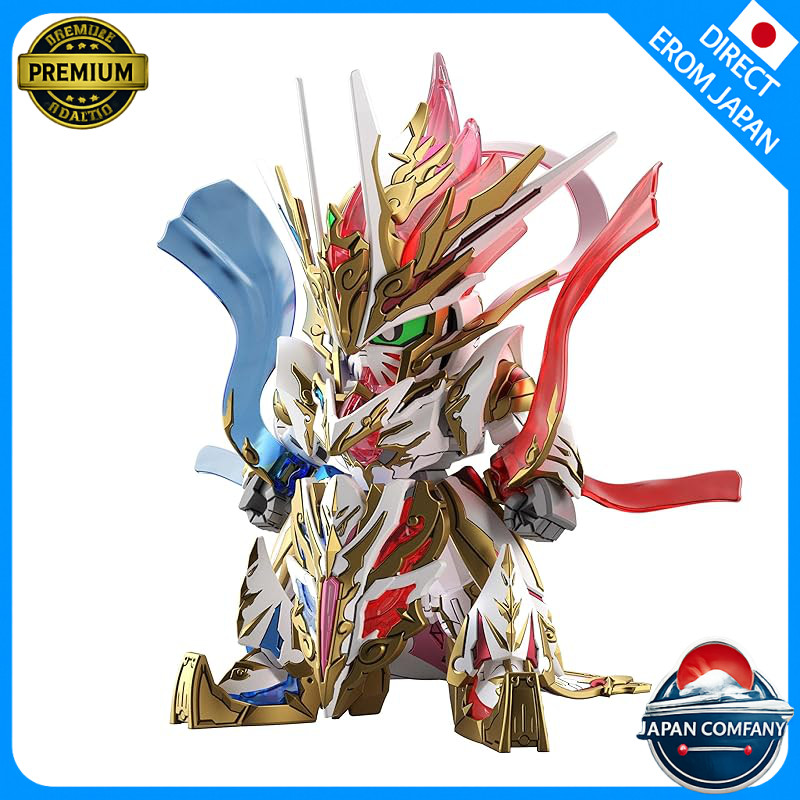 BANDAI SPIRITS SDW HEROES Wukong Impulse Gundam - Fighting Buddha - Color-coded plastic model.