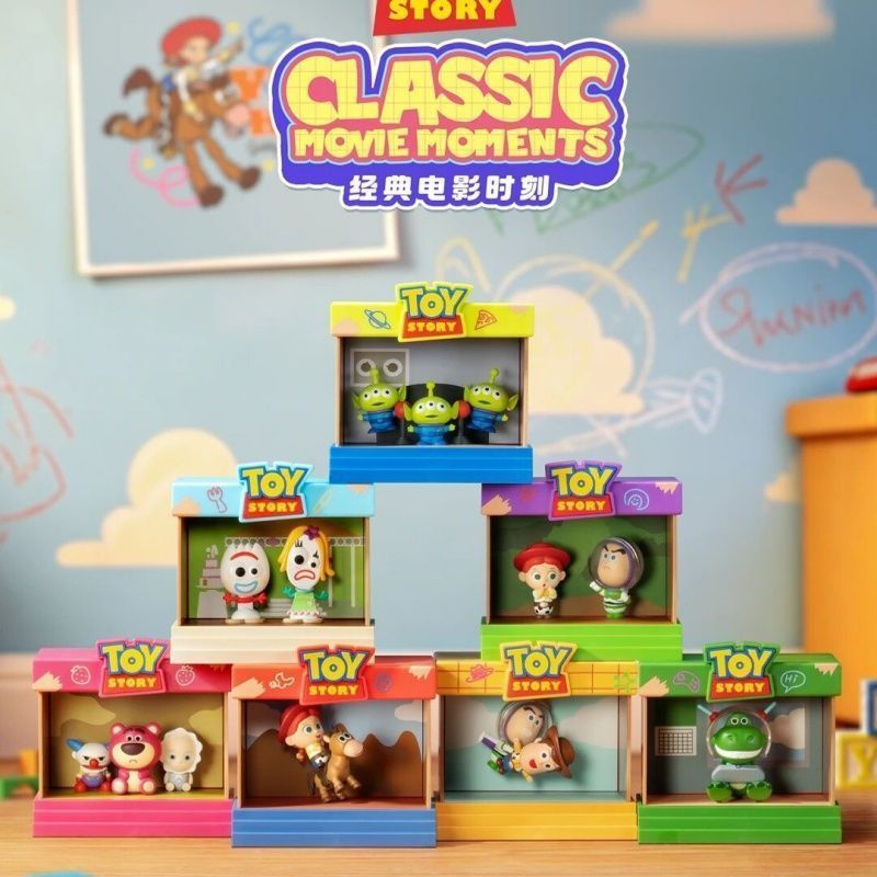[คลังสินค้าพร้อมของแท้] 52TOYS Disney Toy Story ภาพยนตร์คลาสสิก Moment Series Mystery Box ตุ๊กตาน่ารักตุ๊กตาเดสก์ท็อปตกแต่งของขวัญวันเกิด