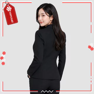 เสื้อสูทผู้หญิง (Smart Fit) สีดำแนวทางการ เข้ารูป ใส่ทำงาน