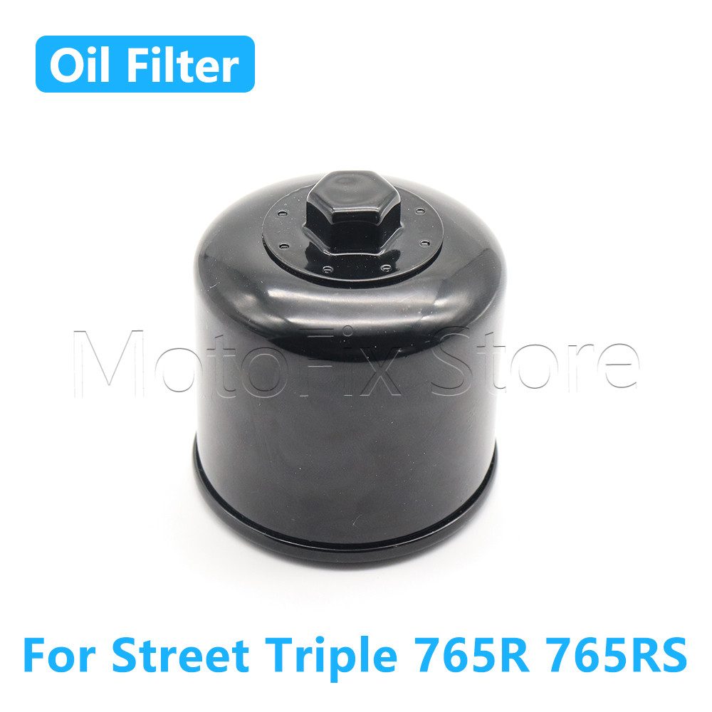 อุปกรณ์มอเตอร์ไซค์ กรองน้ํามันเครื่อง Clean Replacement สําหรับ Street Triple 765R 765RS 765 R RS