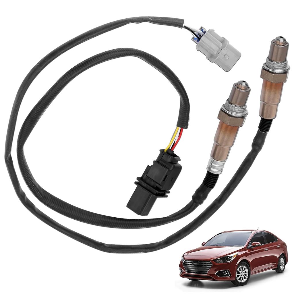 2PCS 234-5055 ต้นน้ําและ Downstream O2 เซนเซอร์ออกซิเจนใช้งานร่วมกับ Hyundai Veloster Accent 2012-20