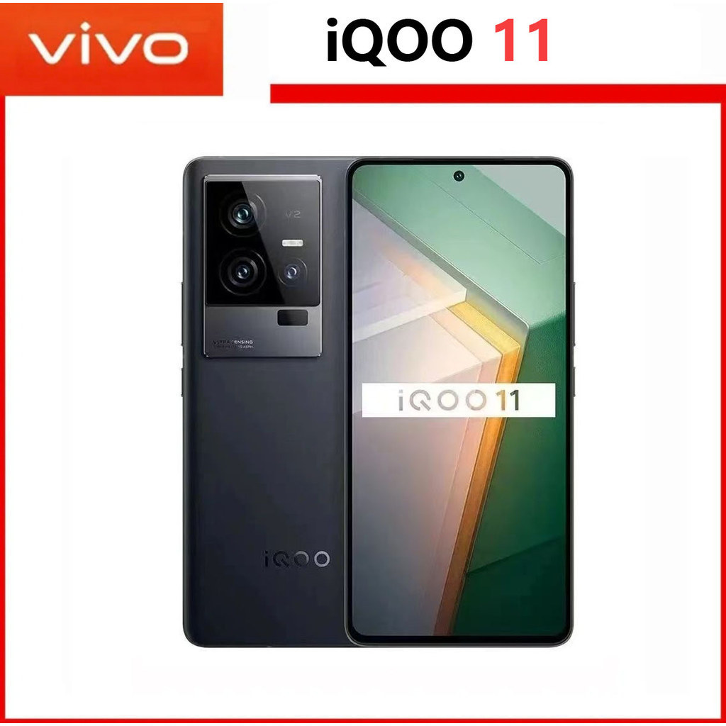 โทรศัพท์มือถือสําหรับเล่นเกม Vivo iQOO 11 5G Snapdragon 8 Gen 2 All-Colors Good Condition โทรศัพท์มื